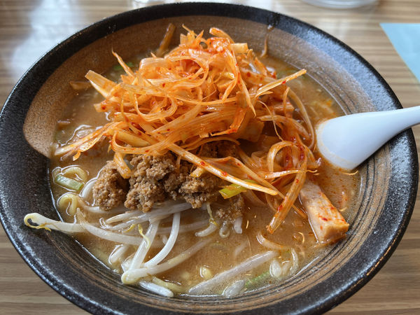 「北海道味噌肉ネギラーメン」@味噌屋 門左衛門の写真