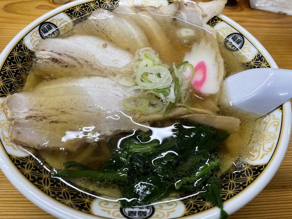 「チャーシュー麺」@青竹手打ちラーメン 麺屋ようすけ 佐野新都市店の写真