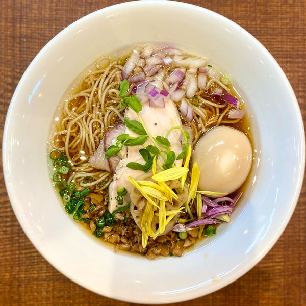 「松茸と水 ¥830円（味玉サービスCP）」@論露に不二の写真