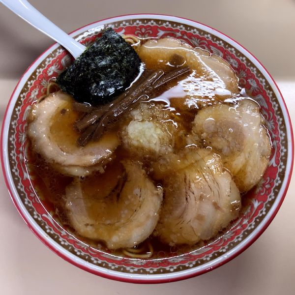 「バラチャーシューメン 大（900円）麺少し柔らかめ」@タンタンの写真