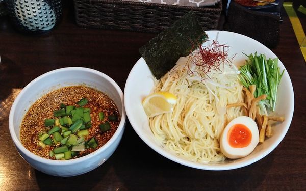 「辛つけ麺(大)」@GANCON NOODLEの写真