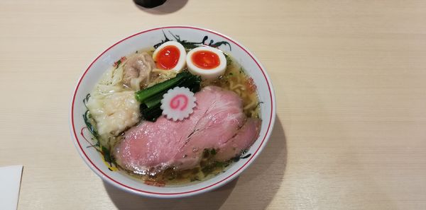 「ちょっとずつワンタン麺山椒1100円」@キング製麺の写真