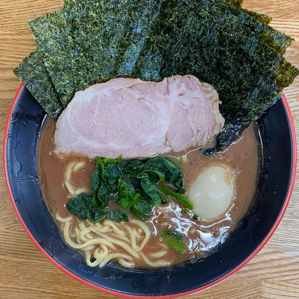 「ラーメン ¥700円（味玉サービスCP・のり増し50円）」@麺家 紫極の写真