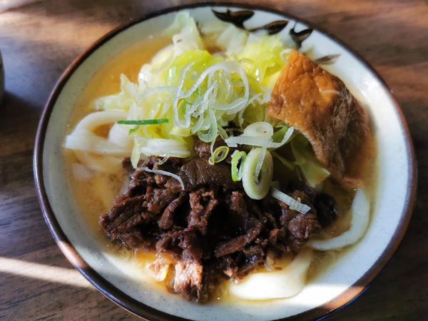 「肉うどん」@いなかの写真