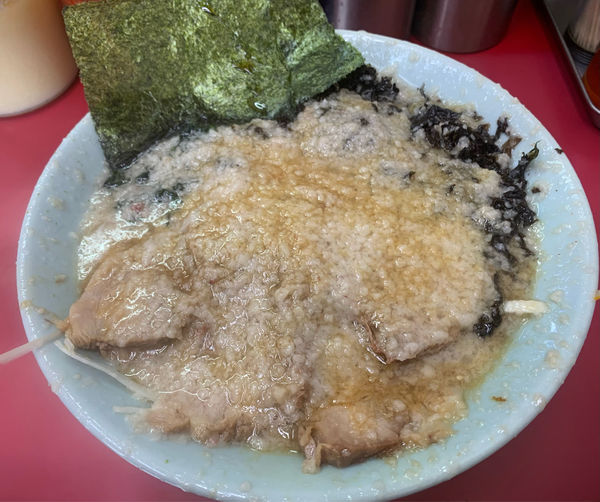 「ネギ味噌チャーシュー麺＋中盛＋岩海苔＋コテコテ」@ラーメンショップ 牛久結束店の写真