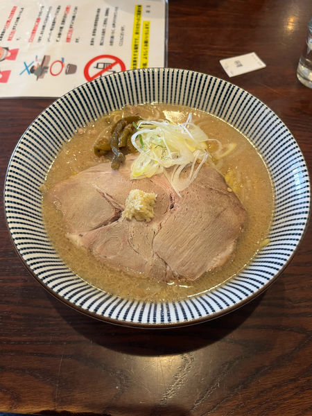 「味噌 850円、大盛100円」@灼味噌らーめん 八堂八の写真