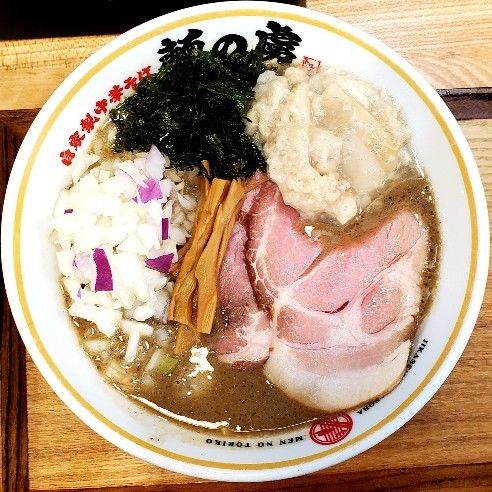 「鬼煮干し中華そば+和え玉」@自家製中華そば 麺の虜の写真