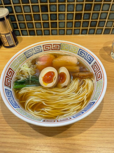 「味玉中華そば」@ほっこり中華そば もつけの写真