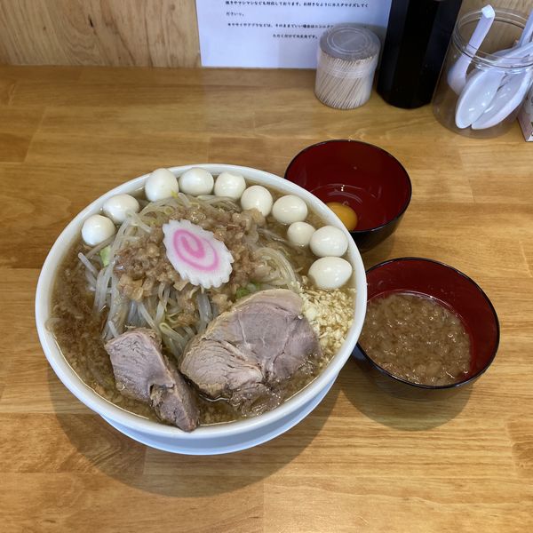 「ラーメン【300ｇ】」@ラーメン吉 麺どくせぇの写真