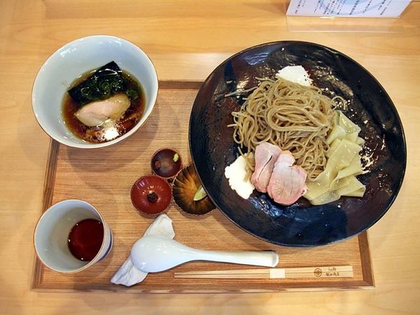 「しょうゆつけ麺」@飯田商店 湯河原本店の写真