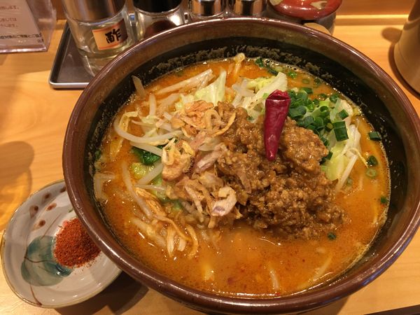 「山椒味噌らーめん」@田所商店 国分町店の写真