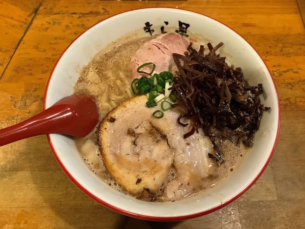 「【30食限定】２種盛りチャーシューどとんこつ+キクラゲ」@きら星の写真