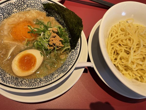 「熟成醤油 肉そばつけ麺979円」@丸源ラーメン 福島泉店の写真
