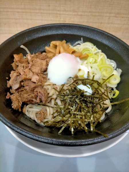 「油そば大盛り」@ラーメン 中毒 東向島店の写真