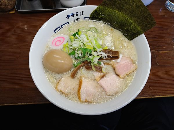 「中華そばこってり（700円）+味玉（120円）」@中華そば 馥の写真