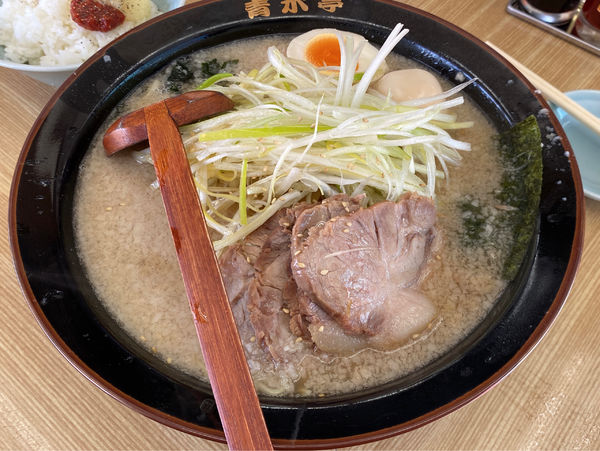 「定番中醤油 餃子 ライス」@ラーメン青木亭 八潮店の写真