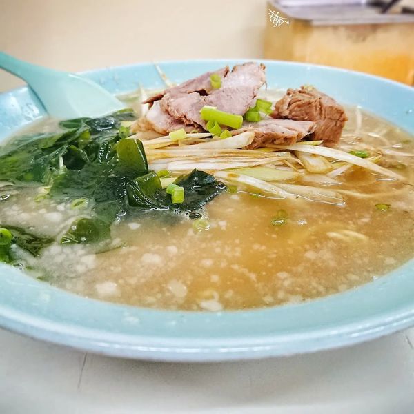 「ネギラーメン、自家製ギョーザ」@ラーメンショップ 国立店の写真