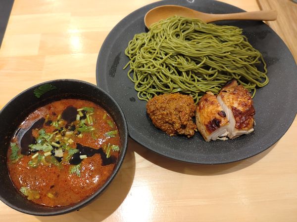 「チリトマつけめん　８５０円」@チリトマラーメン THANKの写真