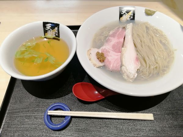「牡蠣昆布水つけ麺　1000円」@超純水採麺 天国屋の写真