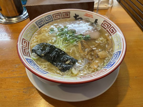 「支那そば　塩」@ちばき屋 葛西店の写真