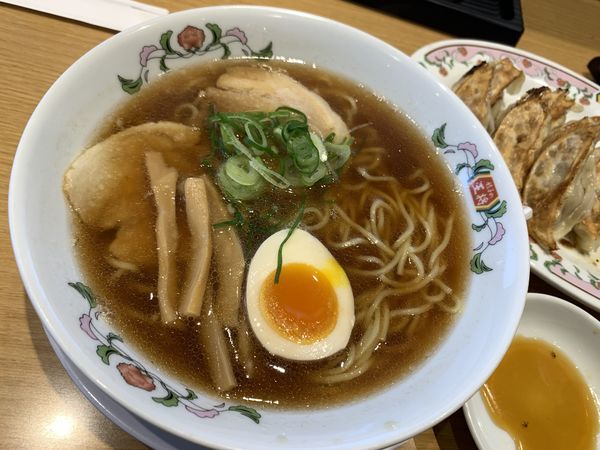 「醤油ラーメン」@餃子の王将 ヤオコー東松山店の写真