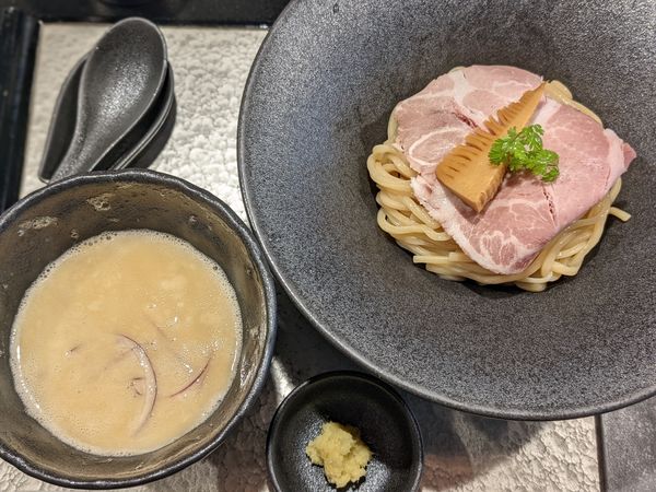 「鶏白湯つけsoba」@鶏soba 座銀 元町店の写真