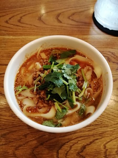 「坦々刀削麺」@唐朝刀削麺 西新宿店の写真