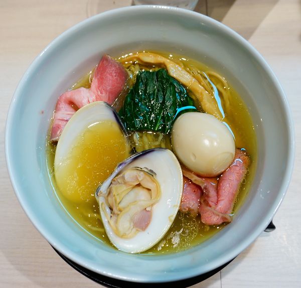 「【7周年限定】7年SOBA（塩）＋味玉」@柳麺 呉田-goden-の写真