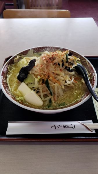 「味噌カレー牛乳タンメン950円」@あぢとみ食堂の写真