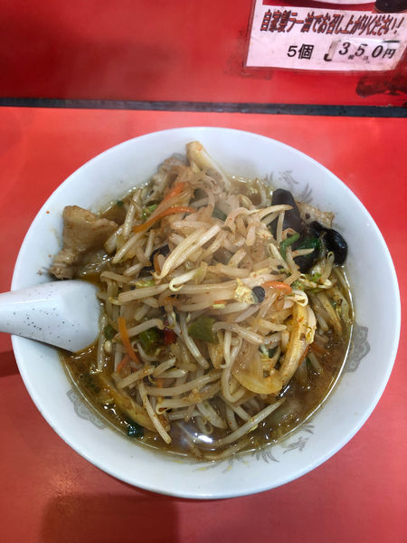 「醤油辛味タンメン」@ラーメン三浦の写真