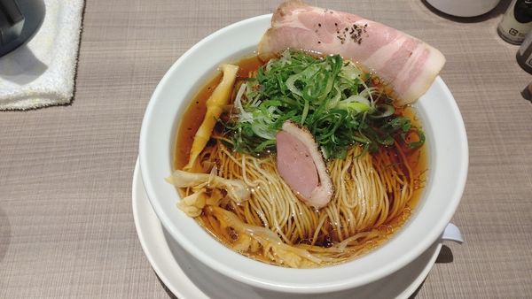 「御殿場地鶏の極上醤油らぁ麺」@東京ラーメンショーセレクション 極み麺「真卓朗商店」の写真