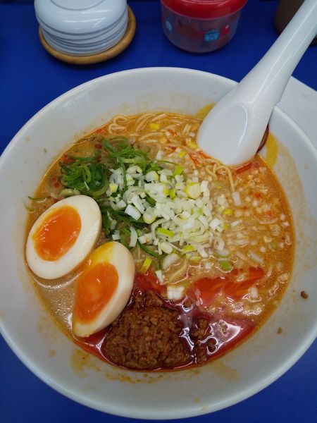 「担担麺（味玉付き）」@来来亭 岐南店の写真