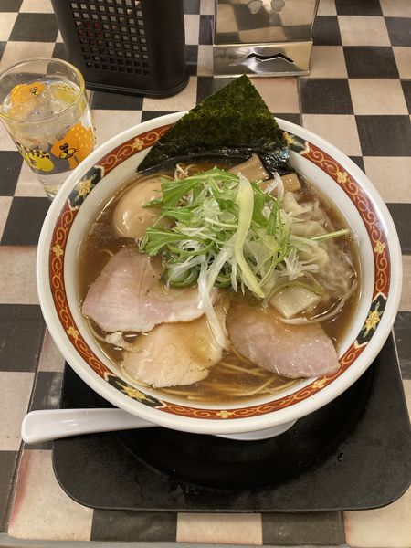 「特性中華そば　1130円」@麺や食堂 本店の写真