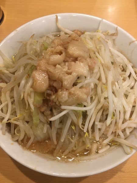 「小ラーメン　750円」@ラーメン二郎 前橋千代田町店の写真