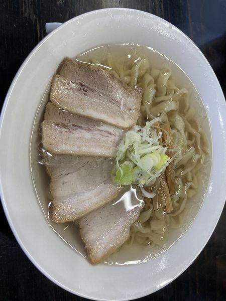 「会津山塩と帆立のラーメン」@うえんで 山鹿店の写真