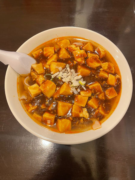 「マーボー刀削麺(950円)」@味香苑 東橋店の写真