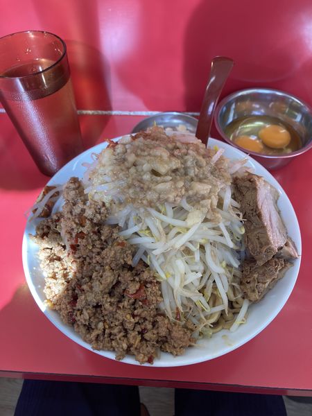 「汁なし」@立川マシマシ 古河125号店の写真