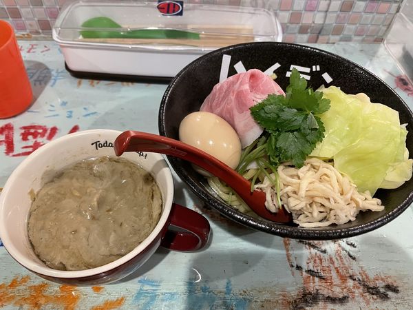 「特製 つけ麺 大盛り」@ハイデン.コッコFACTORYサマンサ・タマサの写真