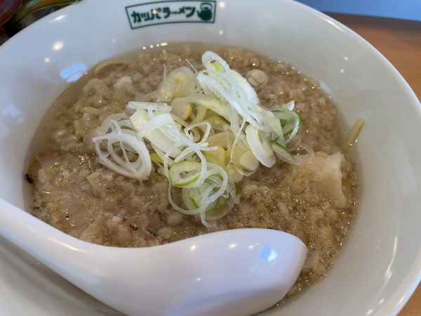 「限定：カッパホワイト800円」@カッパラーメンの写真