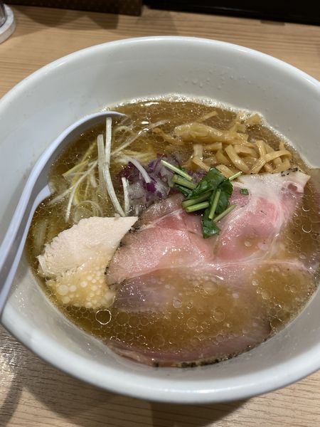 「くらむそば 醤油（貝のみ）」@貝出汁中華そば くらむの写真