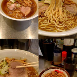 『中華そば 炊き込みご飯セット(¥850)』を中盛で…