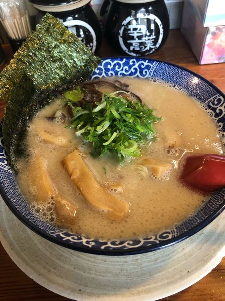 「博多とんこつ全部のせ790円+替え玉120円」@博多ラーメン鶴亀堂 鶴ヶ島店の写真