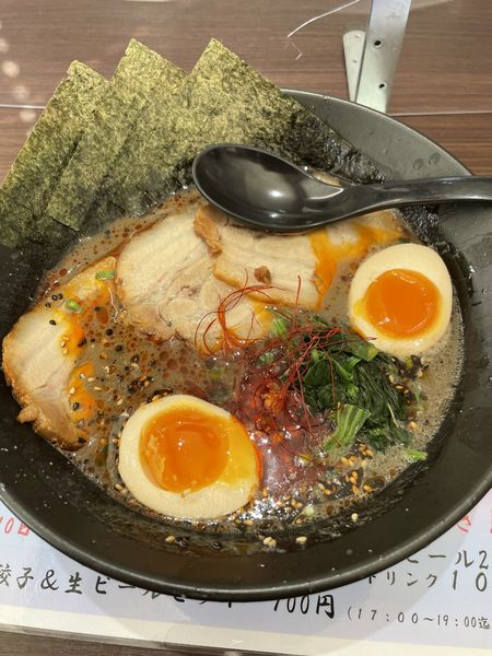 「黒胡麻チャーシュー坦々麺¥1,070」@濃厚坦々麺 龍屋の写真