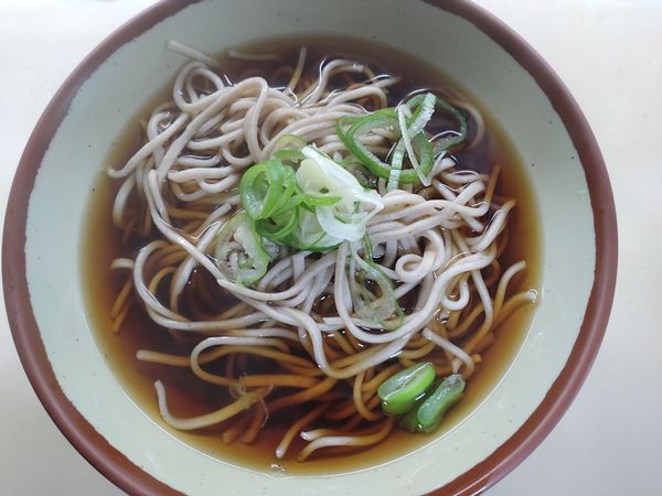 「かけそば　３００円」@きそば鈴一の写真