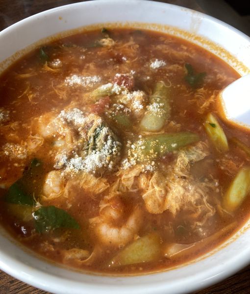 「トマトラーメン（979円）」@馬鹿旨の写真