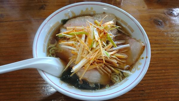 「ネギチャーシューメン900円」@百個ラーメンの写真