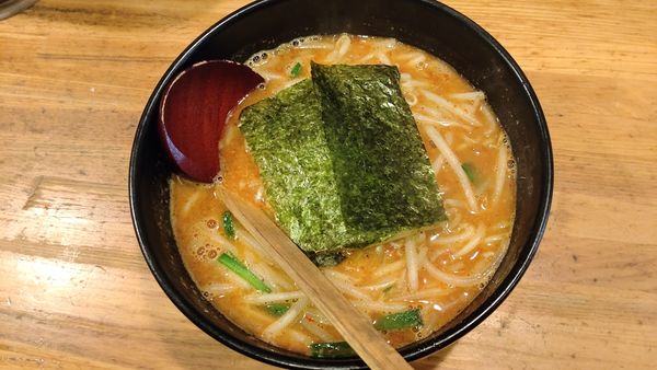 「濃厚自家製味噌（辛3）」@会津ラーメン 和の写真