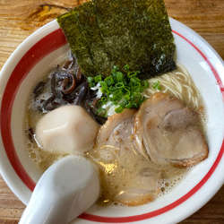 味玉豚骨ラーメン