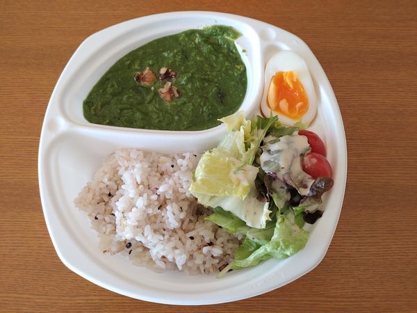 「（テイクアウト）みどりのカレー　１０００円」@Cafe Kissaの写真