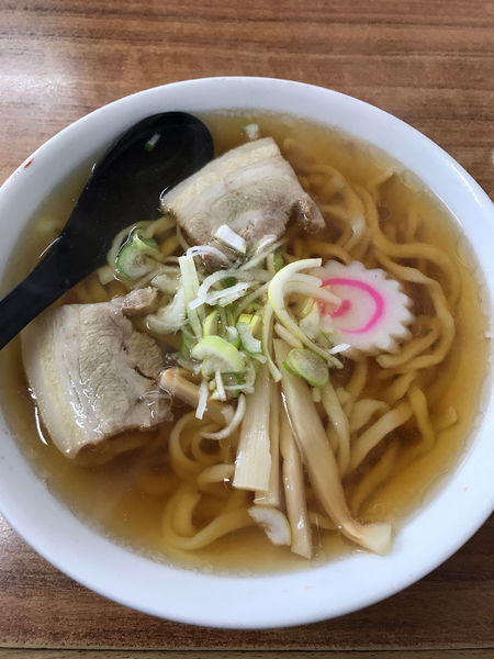 「極太手打ちラーメン」@食堂なまえの写真